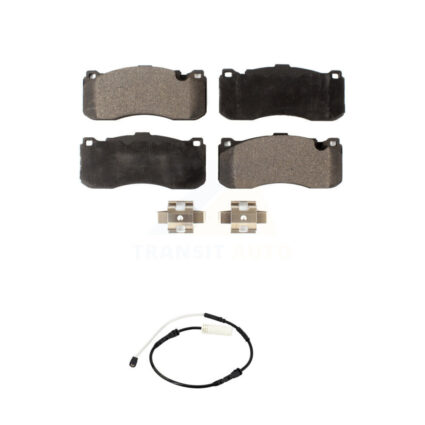 Front Ceramic Brake Pad Wear Sensor Kit For 2013 BMW 328i With 370mm Diameter Rotor KTW-101516
