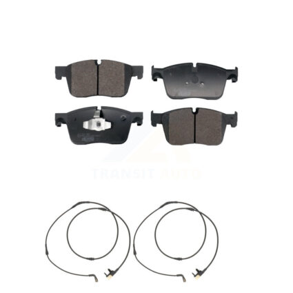 Front Ceramic Disc Brake Pad And Wear Sensor Kit For Jaguar F-Pace Land Rover Range Velar KTW-101558