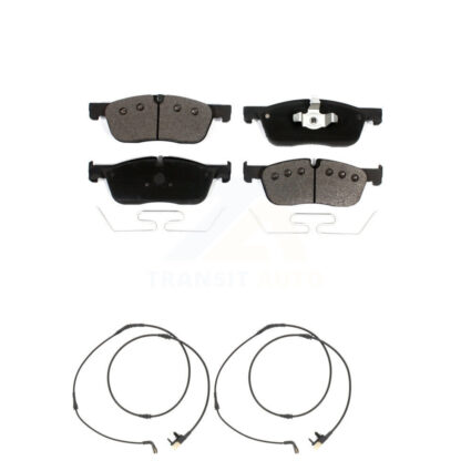 Front Ceramic Disc Brake Pad And Wear Sensor Kit For Jaguar F-Pace Land Rover Range Velar KTW-101559