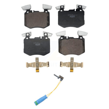 Front Ceramic Brake Pads & Wear Sensor Kit For Mercedes-Benz GLC300 Without Sport Package KTW-101588