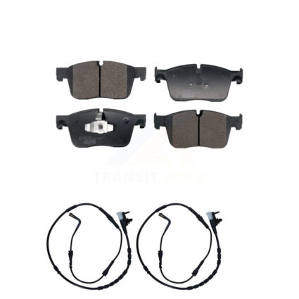 Front Ceramic Brake Pads Wear Sensor Kit For Land Rover Range Velar R-Dynamic S with 3.0L KTW-101682