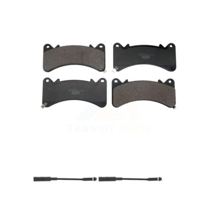 Front Ceramic Brake Pad & Wear Sensor Kit For GMC Chevrolet Silverado 1500 Sierra Limited KTW-101692
