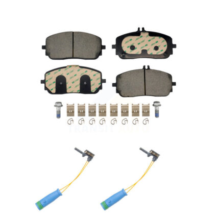 Front Ceramic Brake Pads Wear Sensor Kit For Mercedes-Benz GLE350 GLB250 GLA250 A220 A250 KTW-101697