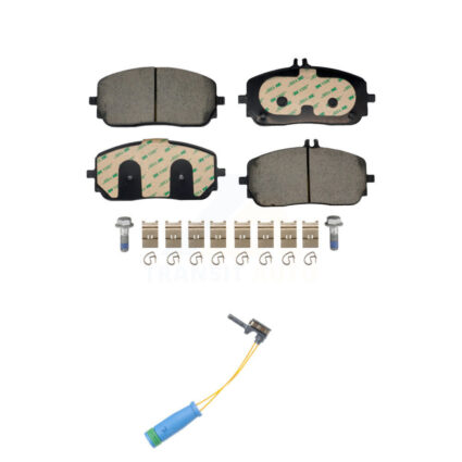 Front Ceramic Brake Pads Wear Sensor Kit For Mercedes-Benz GLE350 GLB250 GLA250 A220 A250 KTW-101709