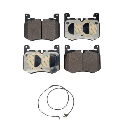 Front Ceramic Disc Brake Pad And Wear Sensor Kit For Jaguar F-Pace Land Rover Range Velar KTW-101713