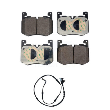 Front Ceramic Brake Pads Wear Sensor Kit For Land Rover Range Velar R-Dynamic S with 3.0L KTW-101715