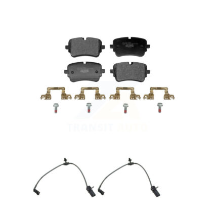 Rear Ceramic Disc Brake Pads And Wear Sensors Kit For Audi Q7 Q8 SQ8 SQ7 A8 Quattro S8 KTW-101728