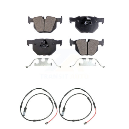 Rear Ceramic Disc Brake Pads And Wear Sensors Kit For 2009-2010 BMW 528i xDrive KTW-101845