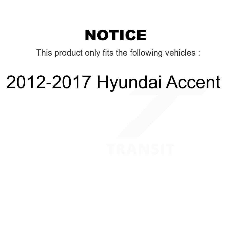 Rear Drum Brake Wheel Cylinder Pair For 2012-2017 Hyundai Accent K14-100130 - Image 2