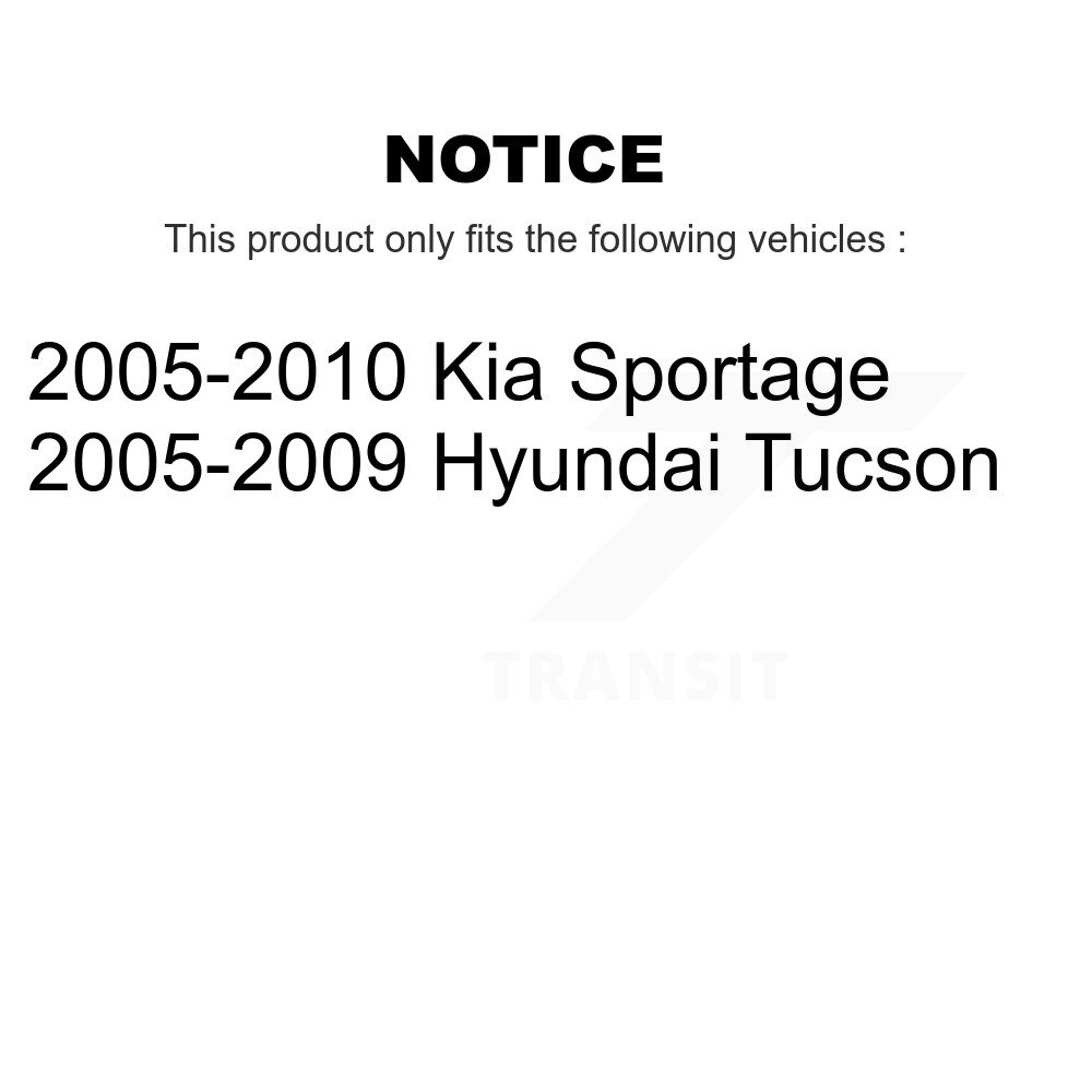 Rear Suspension Link Pair For Hyundai Tucson Kia Sportage K72-100377 - Image 2