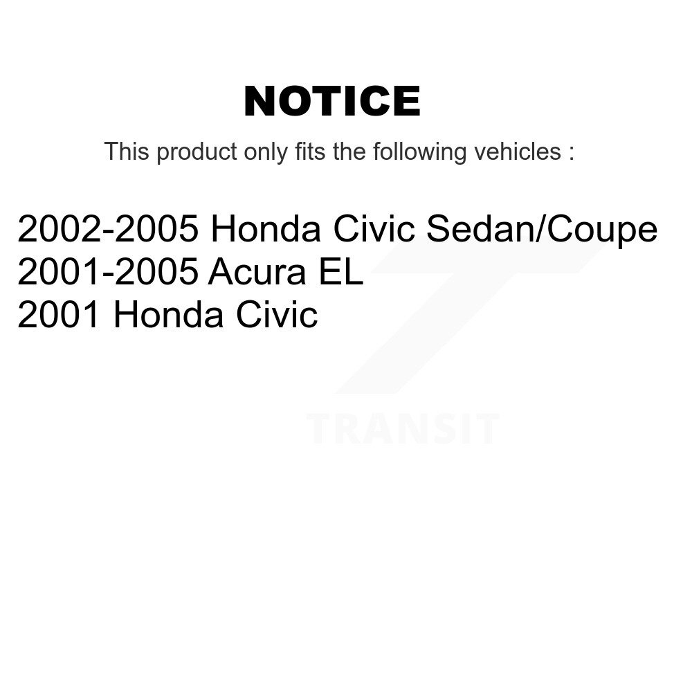 Rear Suspension Link Kit For Honda Civic Acura EL K72-100420 - Image 2