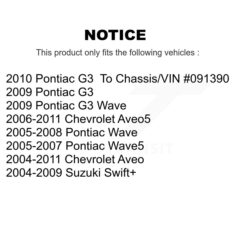 Front Control Arm And Ball Joint Link Kit For Chevrolet Aveo Pontiac Aveo5 Wave G3 Suzuki K72-100649 - Image 2