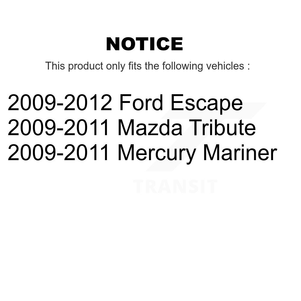 Front Rear Suspension Link Kit For Ford Escape Mazda Tribute Mercury Mariner K72-100824 - Image 2
