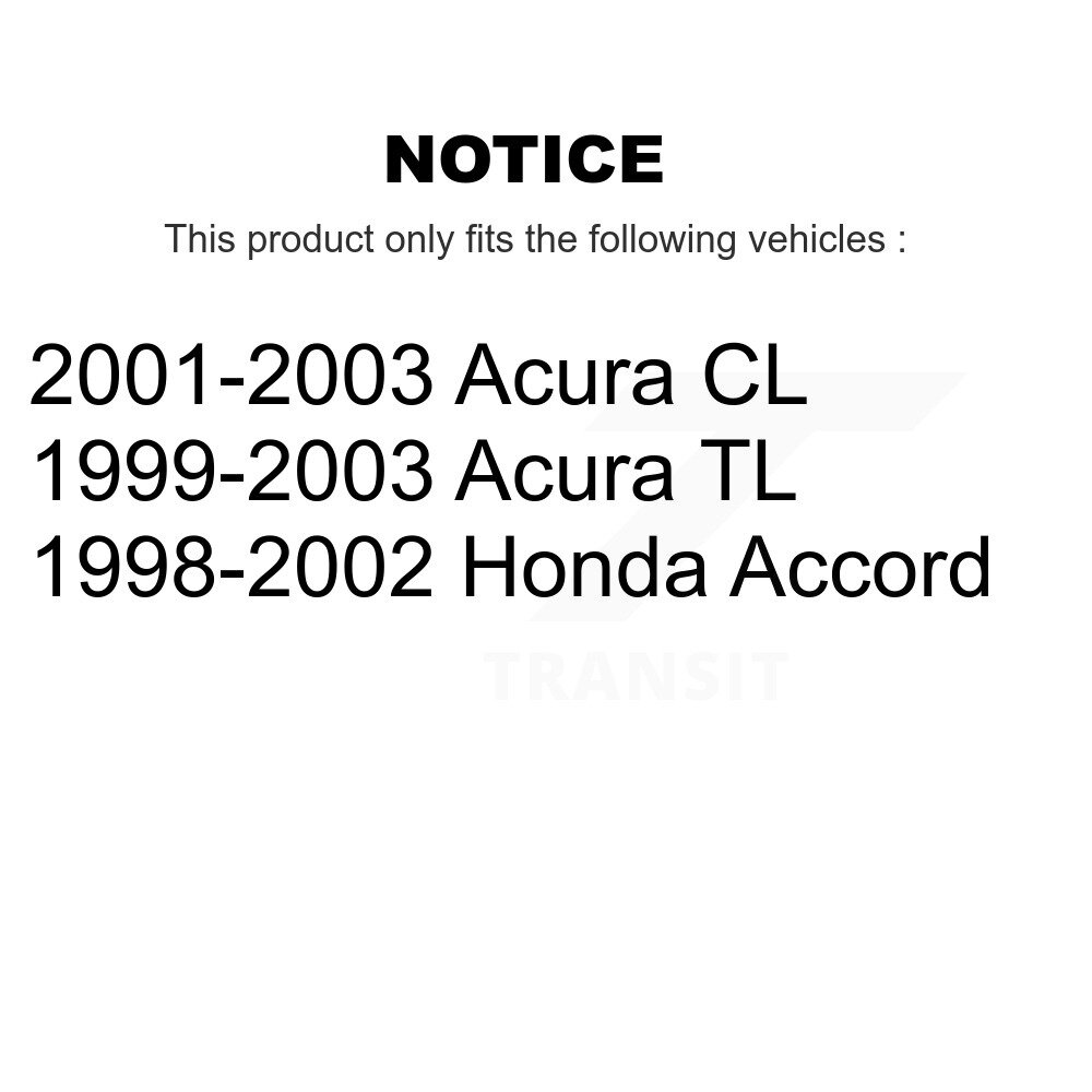 Front Rear Suspension Link Kit For Honda Accord Acura TL CL K72-100851 - Image 2