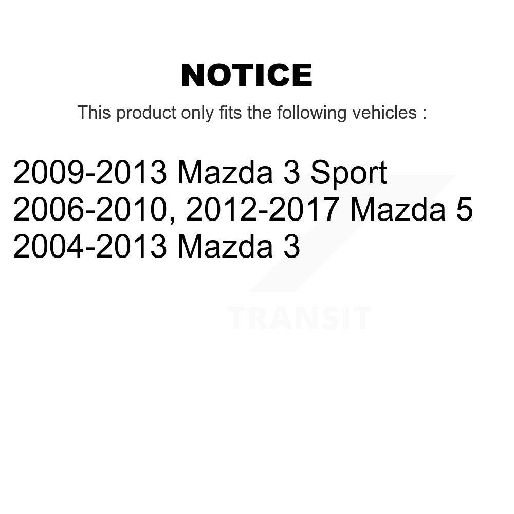 Front Outer Tie Rod End Kit For Mazda 3 5 Sport K72-101226 - Image 2