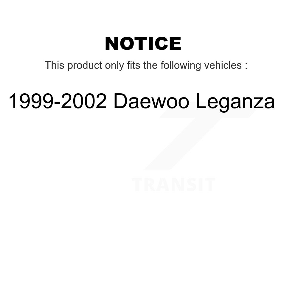 Rear Suspension Link Pair For 1999-2002 Daewoo Leganza K72-101327 - Image 2