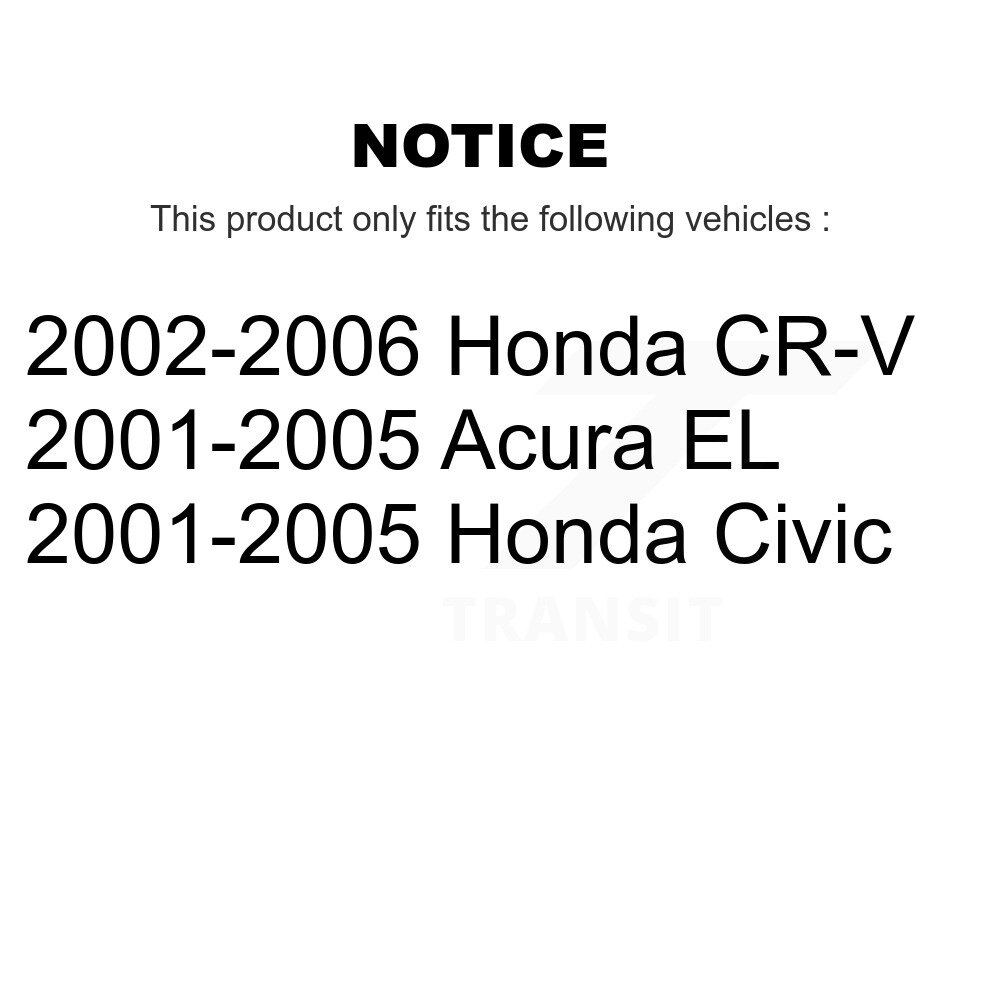 Front Outer Steering Tie Rod End Pair For Honda Civic CR-V Acura EL K72-101341 - Image 2