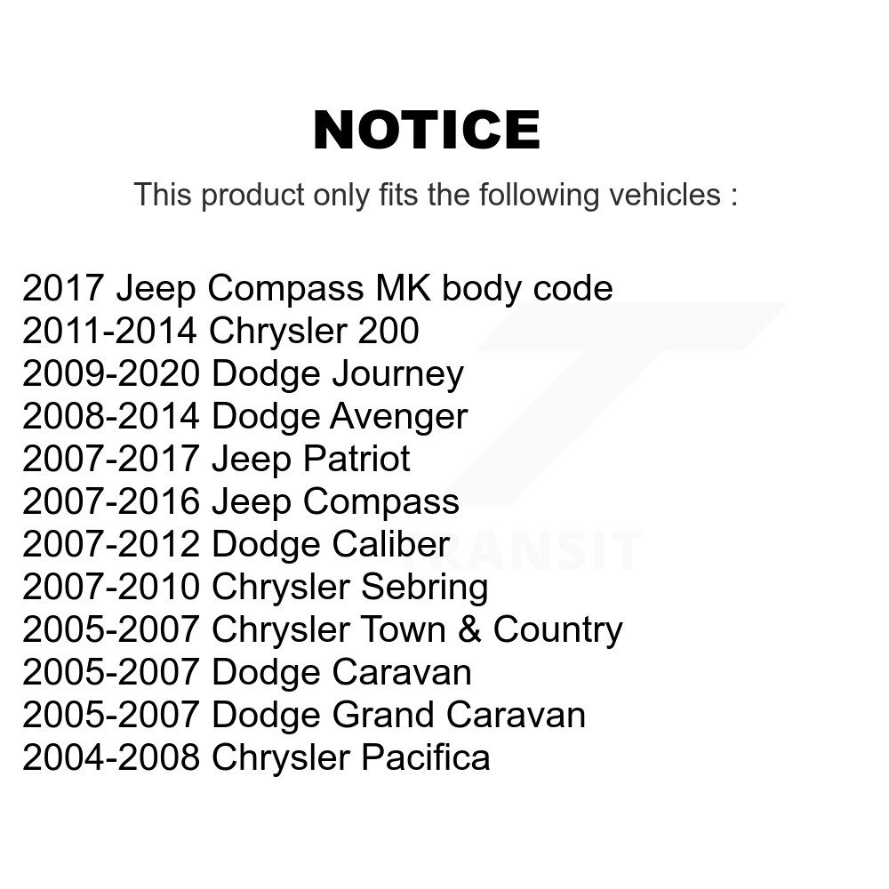 Front Outer Tie Rod End Pair For Dodge Journey Jeep Patriot Chrysler Compass 200 Caliber K72-101348 - Image 2