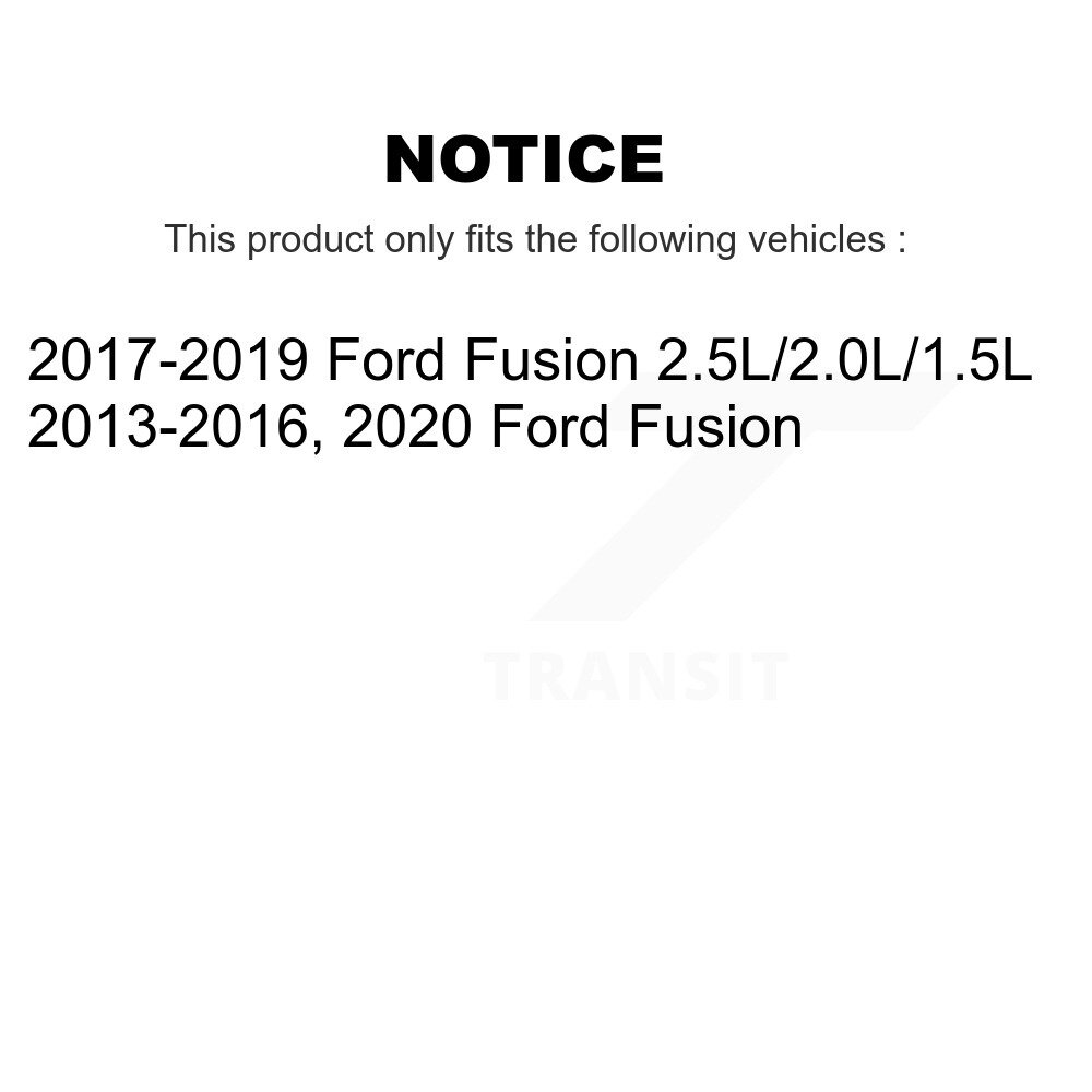Rear Suspension Shock Absorbers Pair For Ford Fusion K78-100419 - Image 2