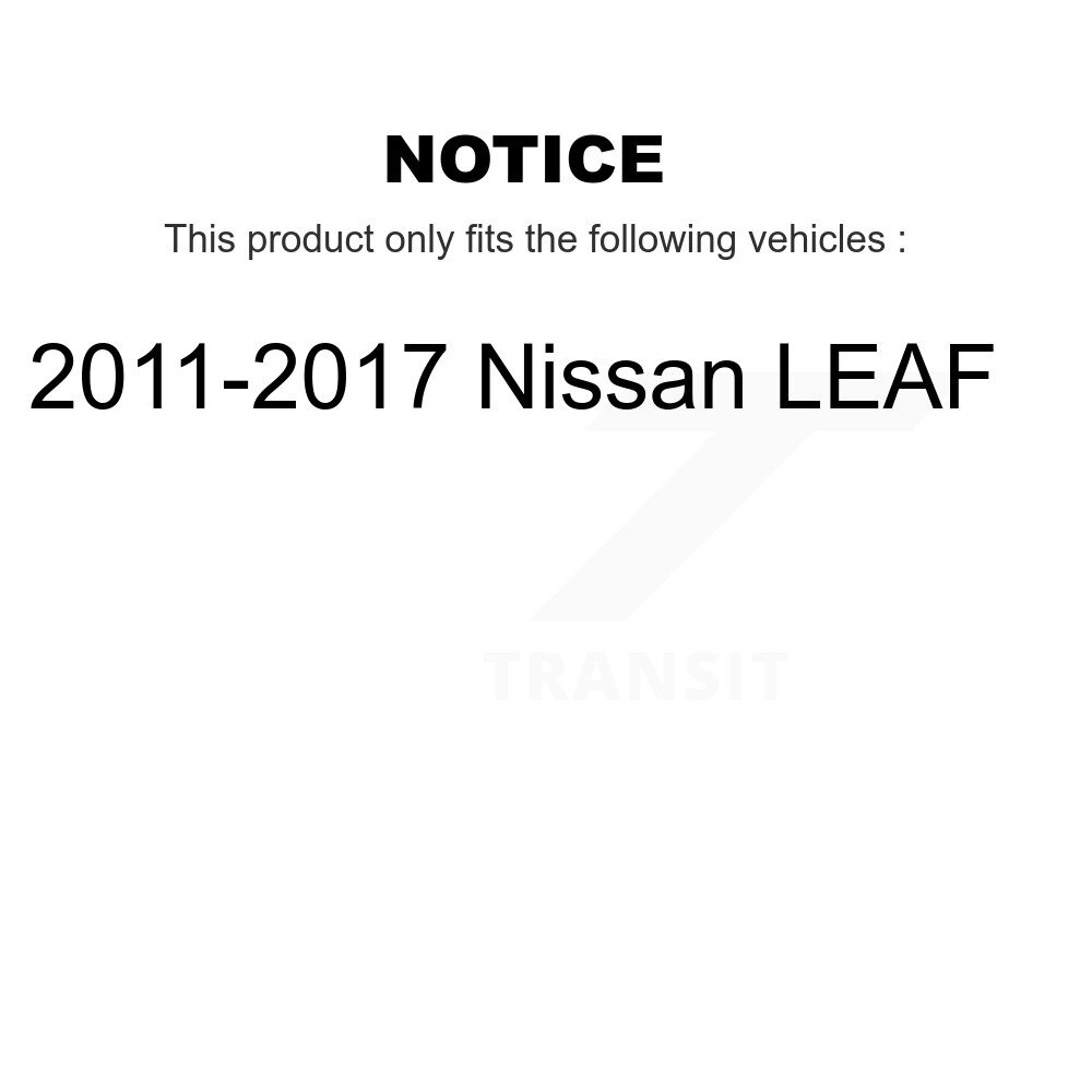 Rear Suspension Shock Absorbers Pair For 2011-2017 Nissan LEAF K78-100646 - Image 2