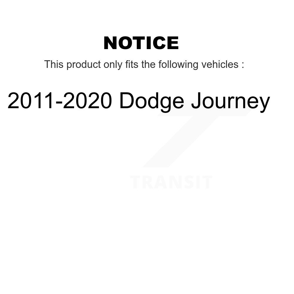 Rear Suspension Struts Pair For 2011-2020 Dodge Journey K78-100707 - Image 2