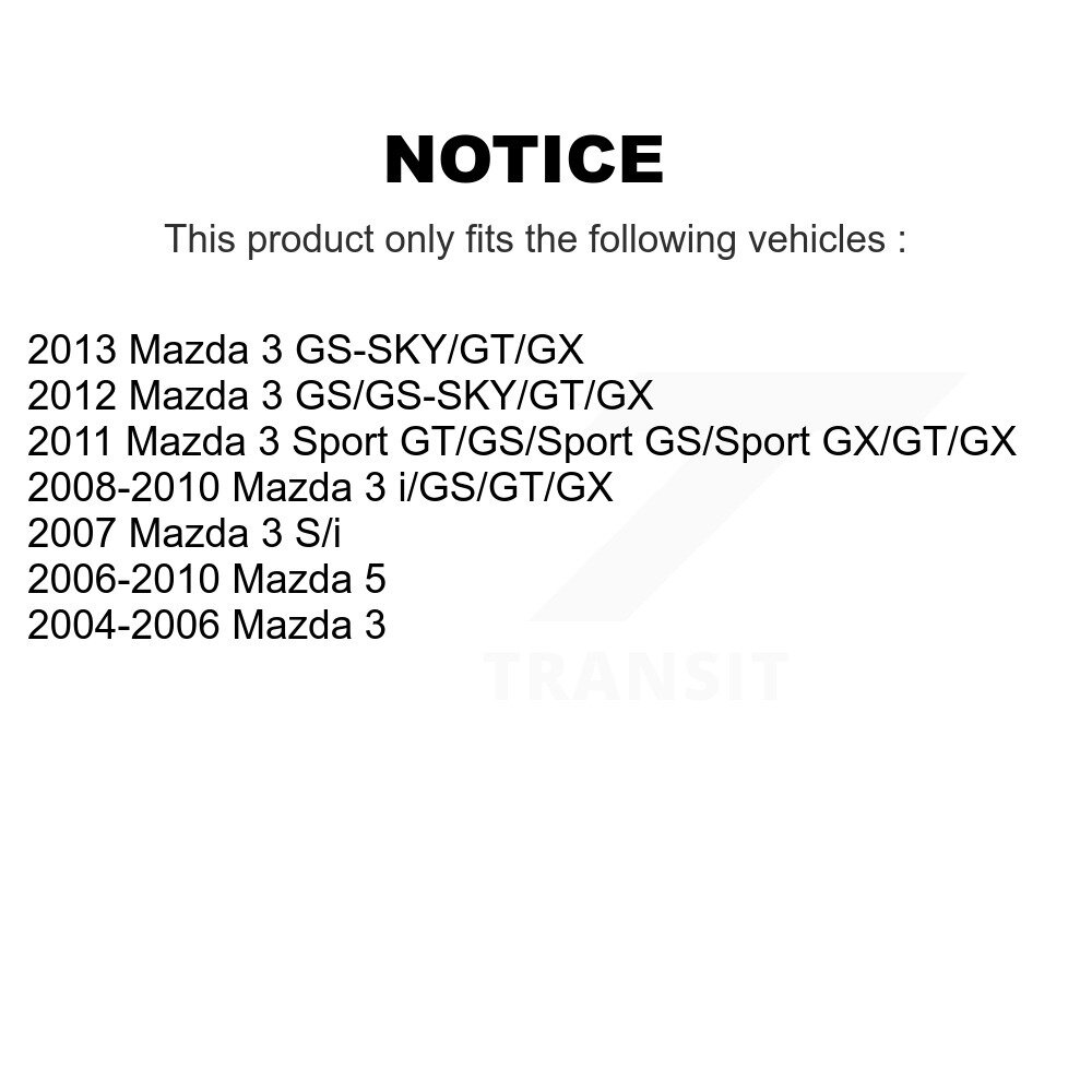 Front Suspension Struts Kit For Mazda 3 5 K78-100817 - Image 2