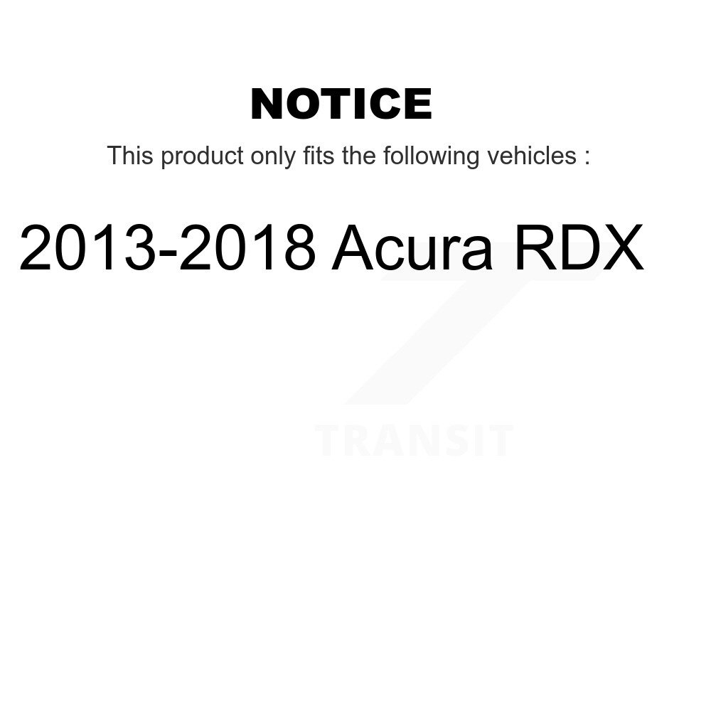 Rear Suspension Shock Absorbers Pair For 2013-2018 Acura RDX K78-101077 - Image 2
