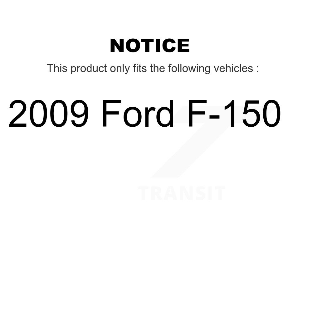 Front Rear Disc Brake Caliper Left Right Side (Driver Passenger) Kit For 2009 Ford F-150 KBC-100022 - Image 2