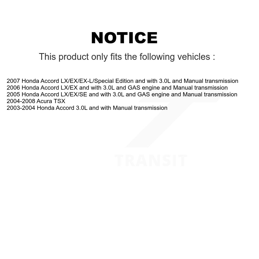 Front Rear Brake Caliper Left Right Driver Passenger Side Kit For Honda Accord Acura TSX KBC-100031 - Image 2