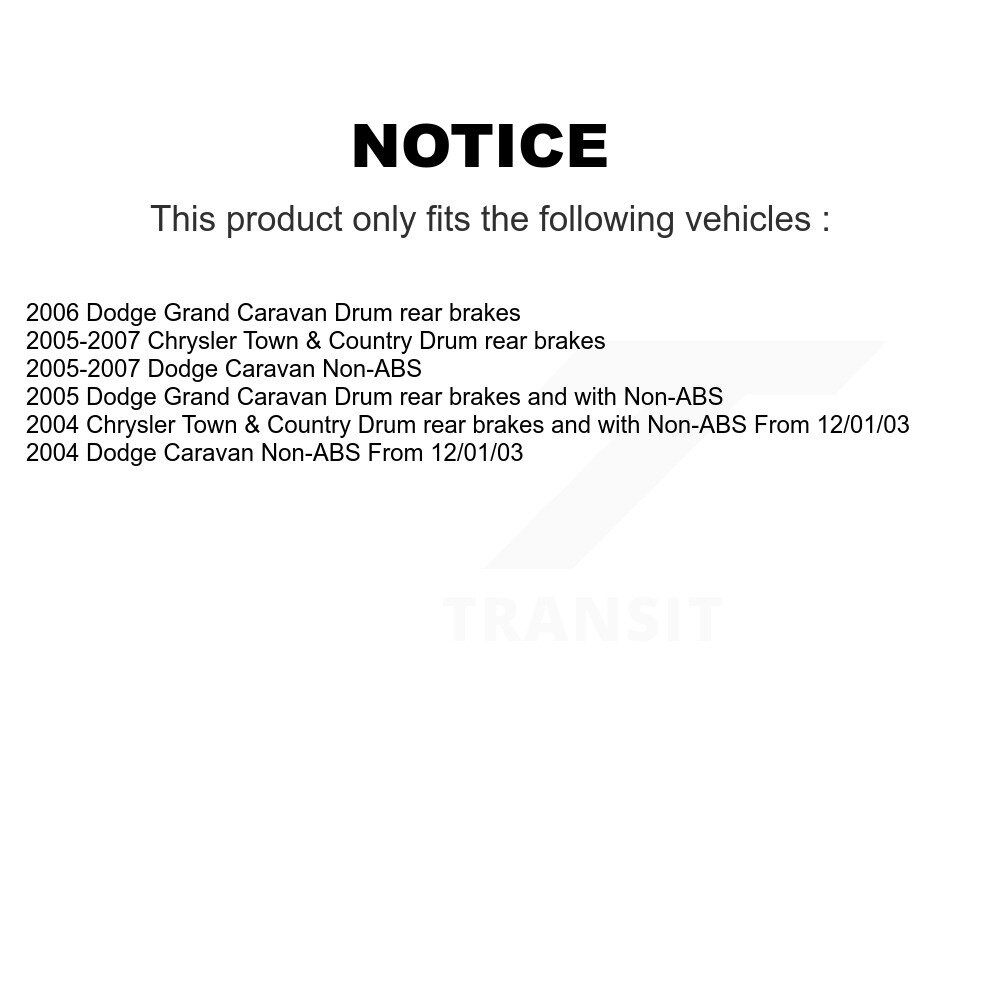 Front Brake Caliper Left Right Side Kit For Dodge Caravan Grand Chrysler Town & Country KBC-100148 - Image 2