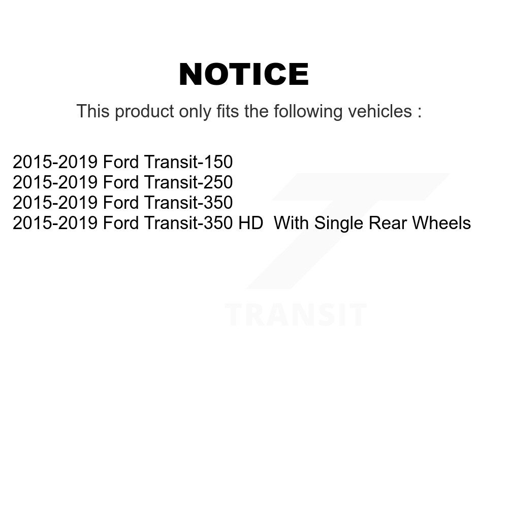 Front Disc Brake Caliper Kit For 2015-2019 Ford Transit-250 Transit-150 Transit-350 HD KBC-100150 - Image 2