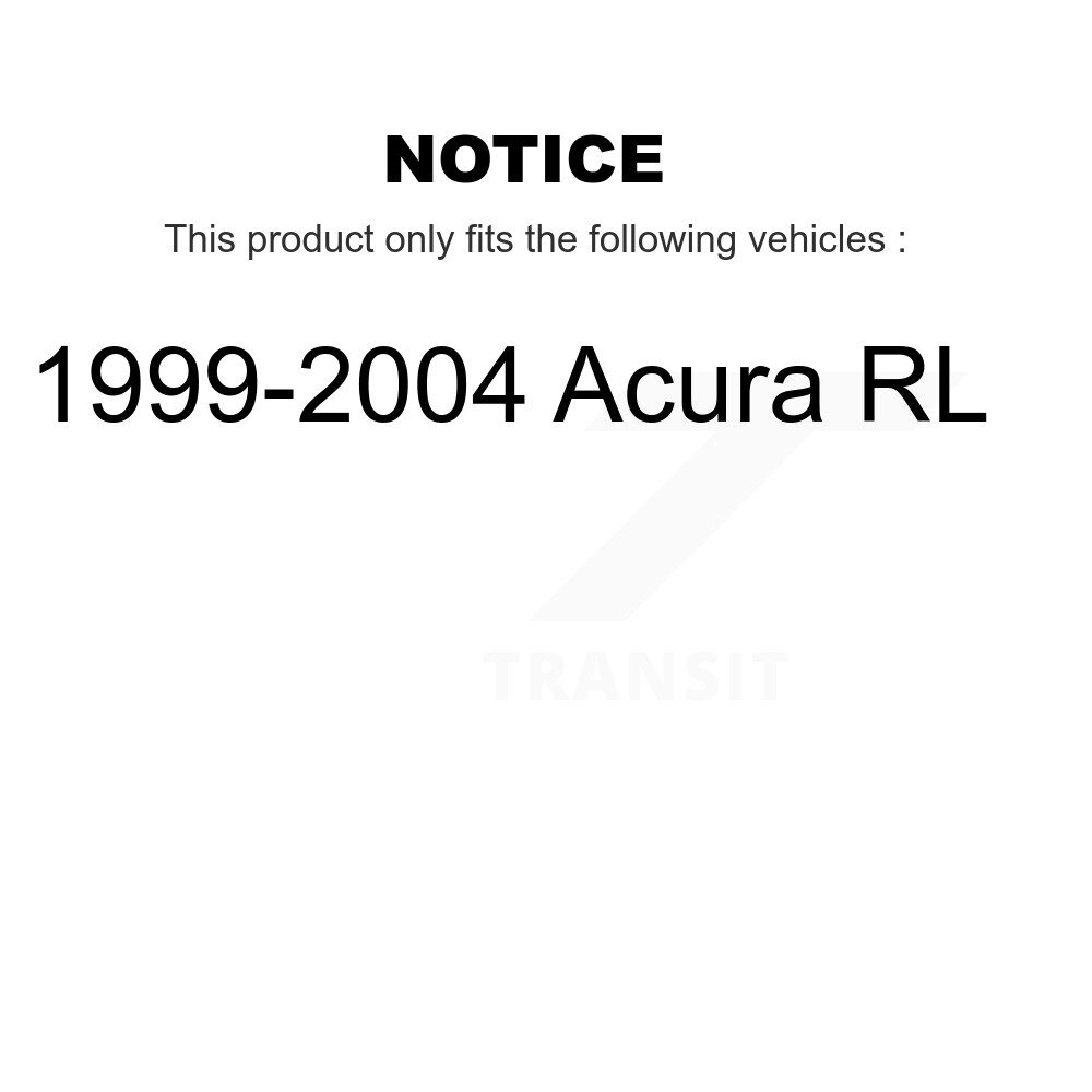 Front Disc Brake Caliper Left Right Side (Driver Passenger) Kit For 1999-2004 Acura RL KBC-100175 - Image 2