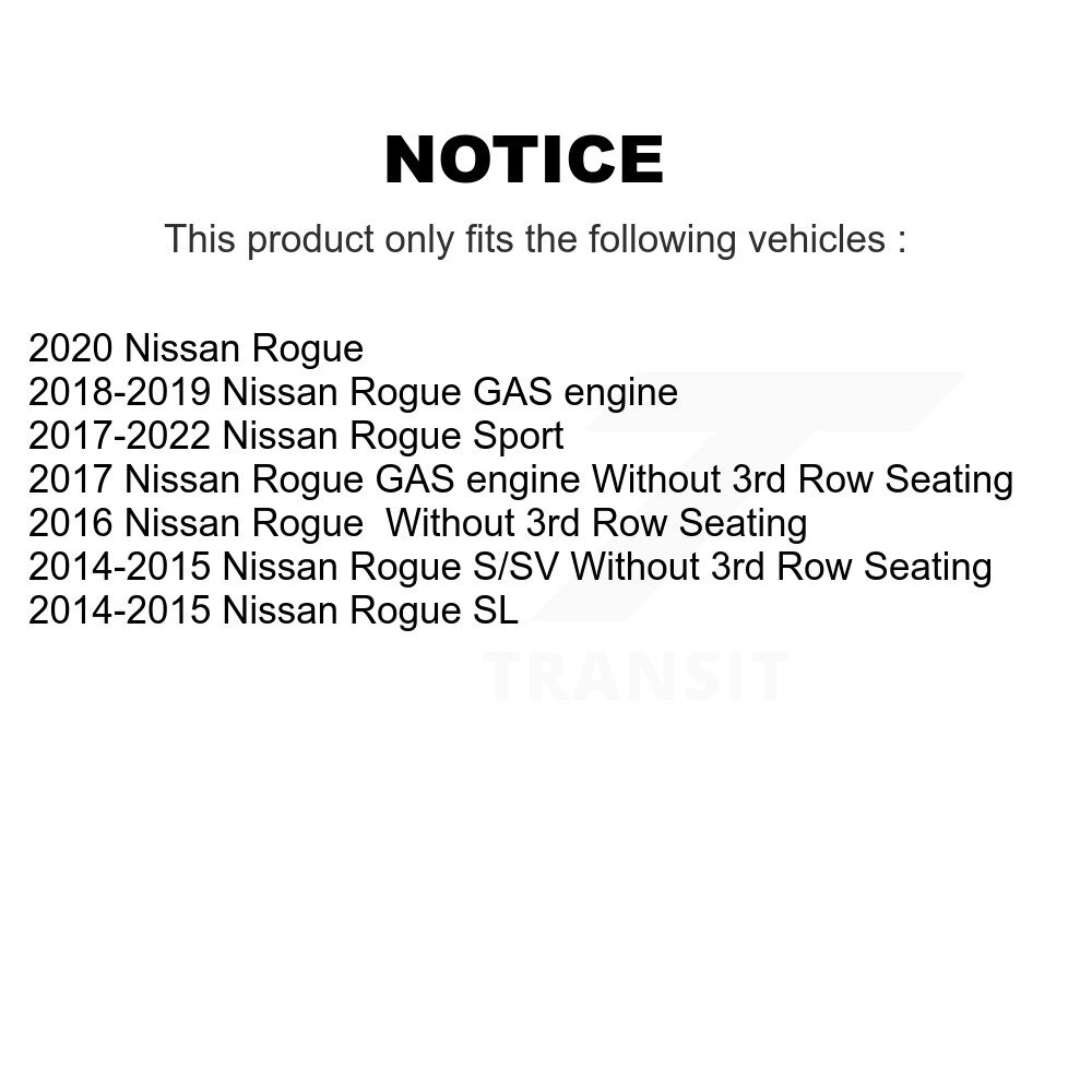 Front Disc Brake Caliper Left Right Side (Driver Passenger) Kit For Nissan Rogue Sport KBC-100193 - Image 2