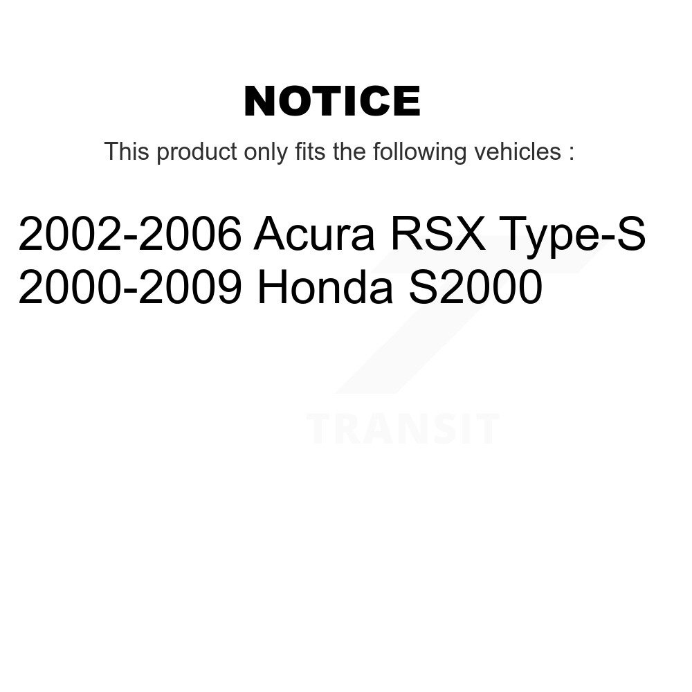 Front Disc Brake Caliper Left Right Side (Driver Passenger) Kit For Acura RSX Honda S2000 KBC-100244 - Image 2