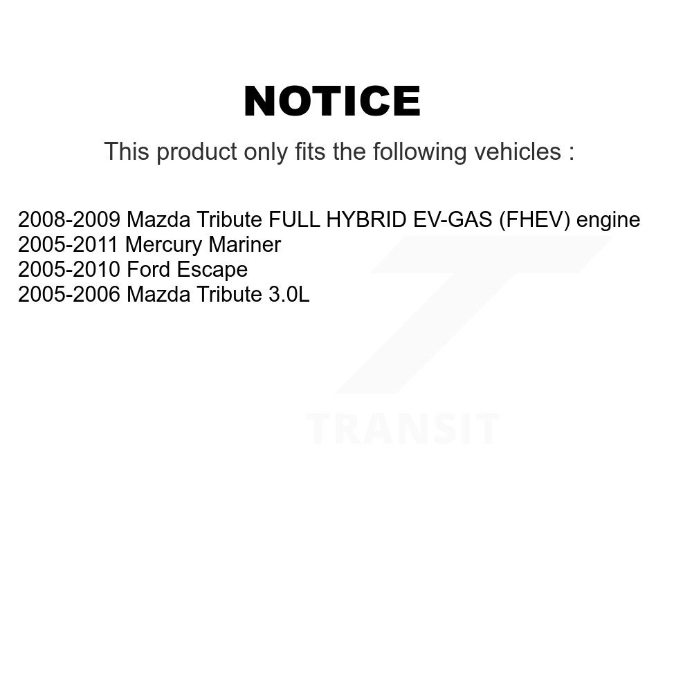 Rear Disc Brake Caliper Left Right Side Kit For Ford Escape Mazda Tribute Mercury Mariner KBC-100426 - Image 2