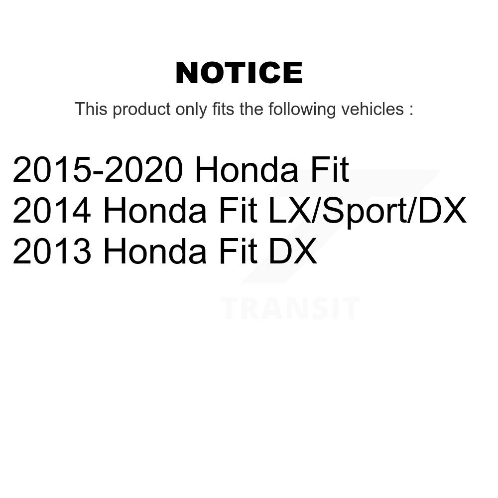 Rear Coated Brake Drums Pair For Honda Fit KG-102040 - Image 2