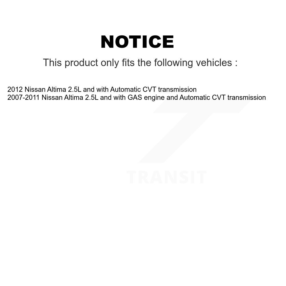 Front Right CV Axle Drive Shaft And Complete Hub Bearing Assembly Kit For Nissan Altima KN7-100345 - Image 2