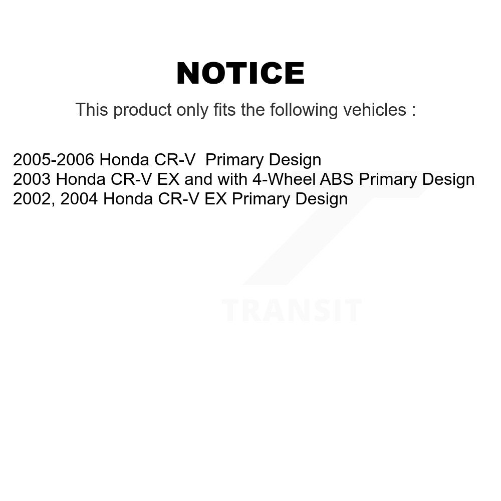 Front CV Axle Drive Shaft Complete Assembly And Bearing Kit For Honda CR-V Primary Design KN7-100587 - Image 2