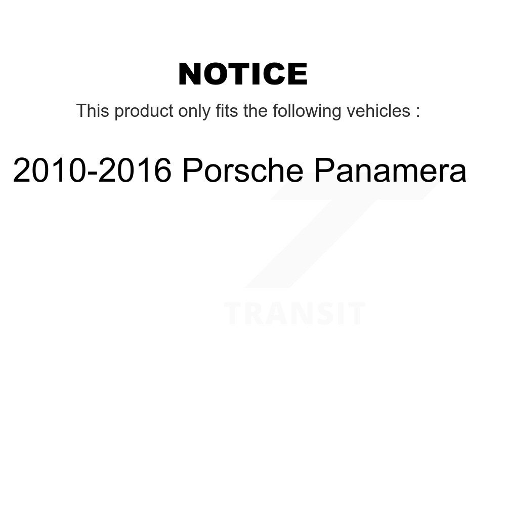Front Rear Semi-Metallic Brake Pads Kit For 2010-2016 Porsche Panamera KPF-100618 - Image 2