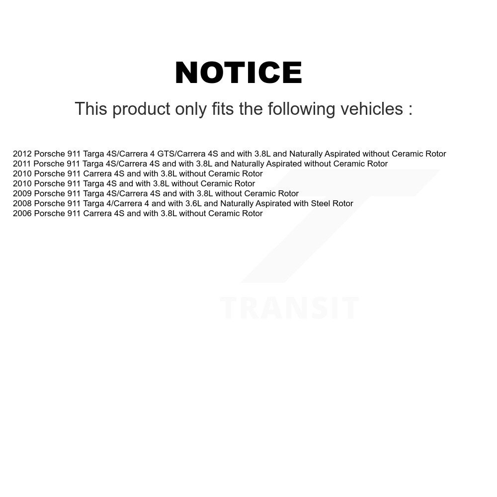 Front Brake Pads Wear Sensor (2 Pack) For Porsche 911 KSE-100003 - Image 2