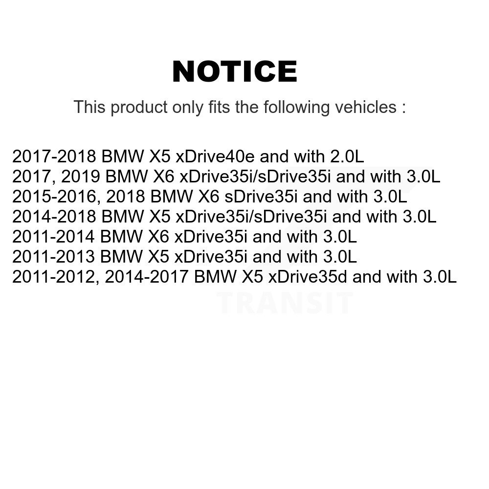 Front Brake Pads Wear Sensor (2 Pack) For BMW X5 X6 KSE-100052 - Image 2
