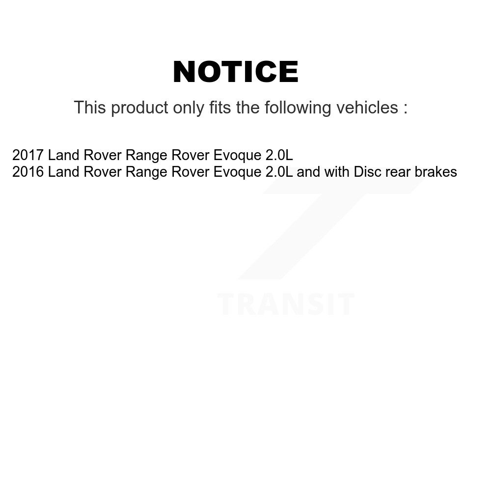 Rear Brake Pads Wear Sensor (2 Pack) For Land Rover Range Evoque KSE-100257 - Image 2