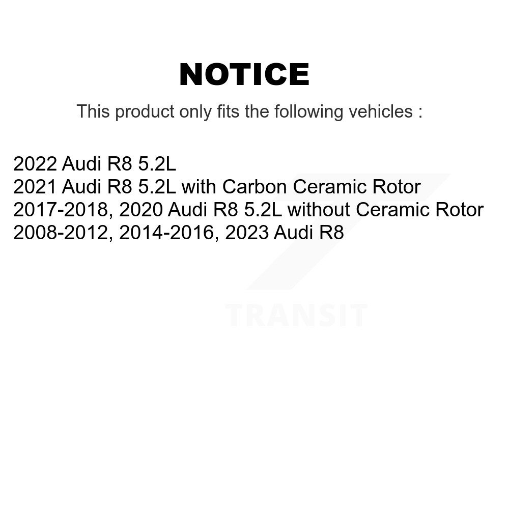 Rear Brake Pads Wear Sensor (2 Pack) For Audi R8 KSE-100294 - Image 2