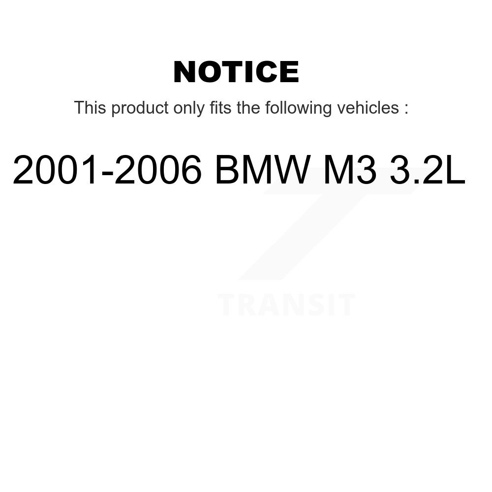 Rear Brake Pads Wear Sensor (2 Pack) For 2001-2006 BMW M3 3.2L KSE-100305 - Image 2