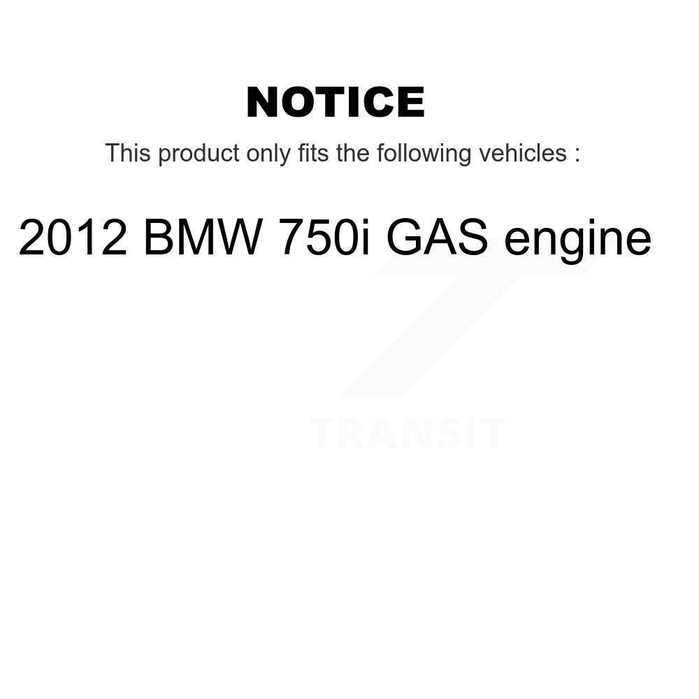 Front Rear Brake Pads Wear Sensor (4 Pack) For 2012 BMW 750i GAS engine KSE-100445 - Image 2