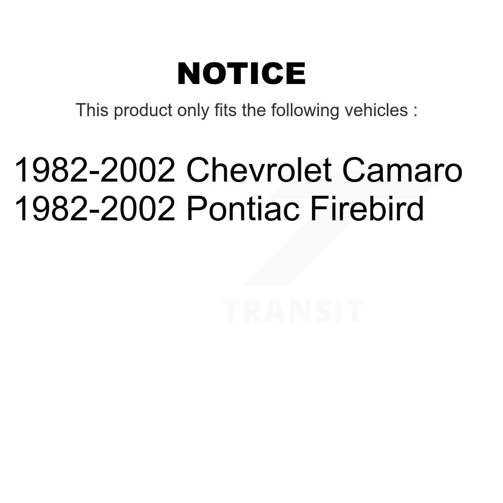 Rear Suspension Stabilizer Bar Link Pair For 1982-2002 Chevrolet Camaro Pontiac Firebird KTR-100924 - Image 2