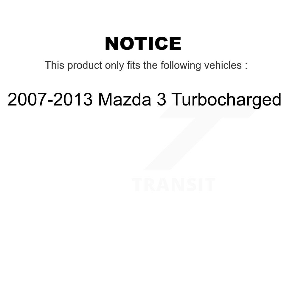 Rear Suspension Stabilizer Bar Link Pair For 2007-2013 Mazda 3 Turbocharged KTR-100950 - Image 2