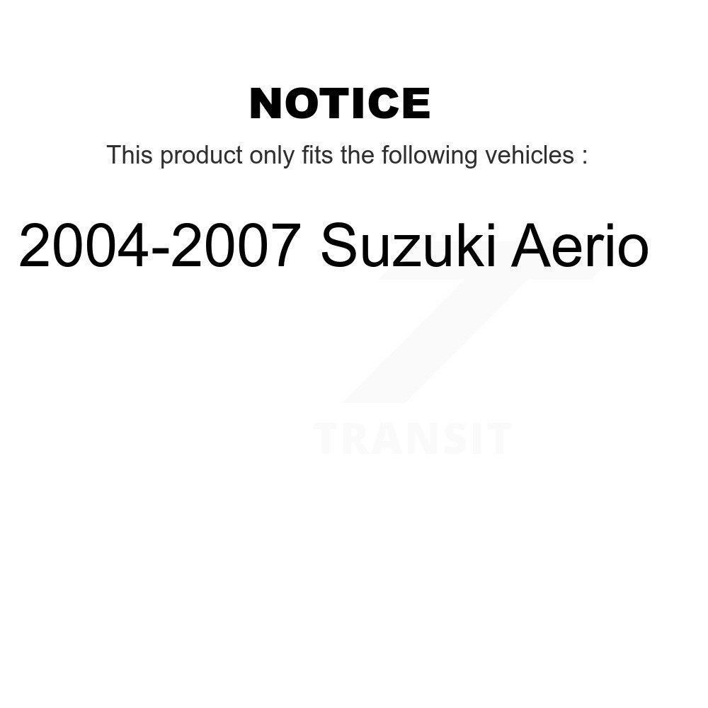 Rear Suspension Stabilizer Bar Link Pair For 2004-2007 Suzuki Aerio KTR-100959 - Image 2