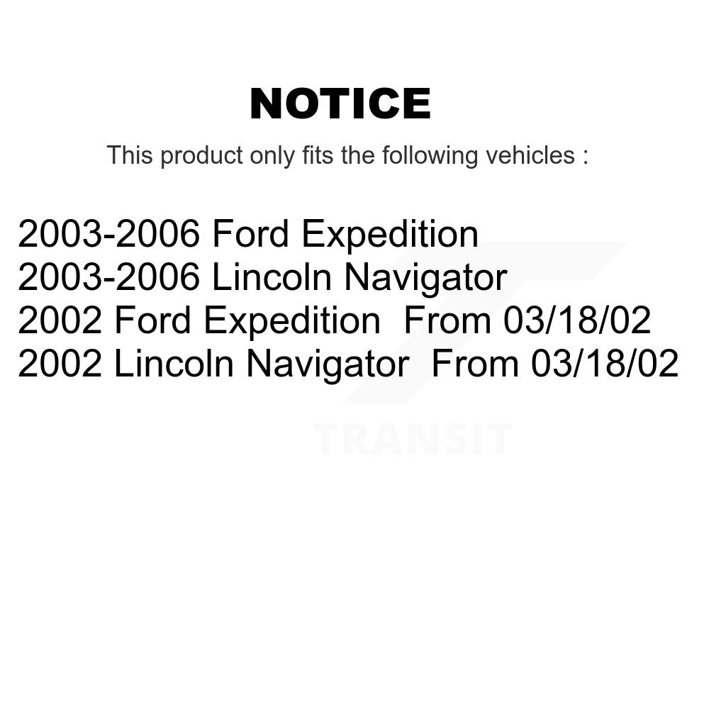 Rear Suspension Stabilizer Bar Link Pair For Ford Expedition Lincoln Navigator KTR-100997 - Image 2