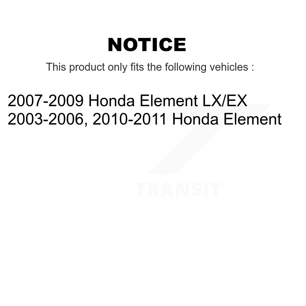 Rear Suspension Stabilizer Bar Link Kit For Honda Element KTR-101090 - Image 2